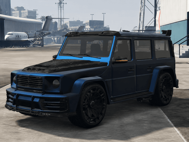 Krachtige terreinwagen
